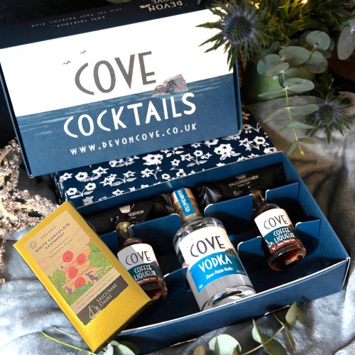 Espresso Martini and chocolate gift box